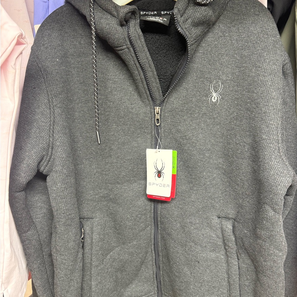 Spyder Black Fleece Jacket